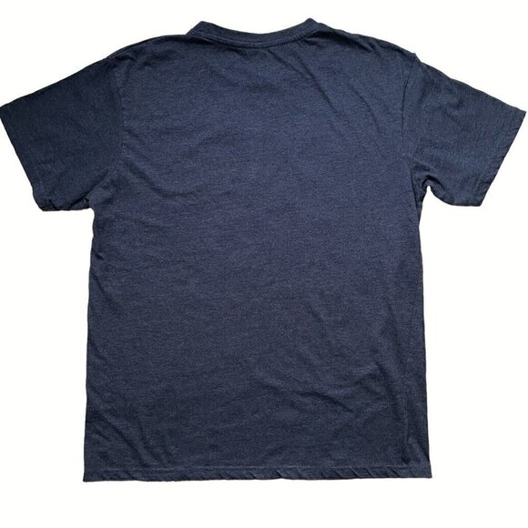 Australia Down Under Graphic Short Sleeve Heather Navy Unisex T Men’s L Women’s - Picture 2 of 5